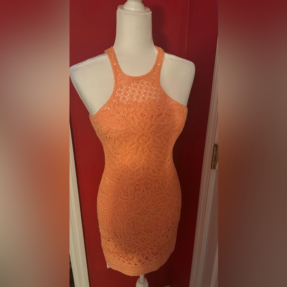 Lily Pulitzer Jamie Lace dress in melon